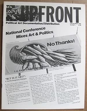 UPFRONT Number 4 february / March 1982 (Political Art Documentation / Distribution