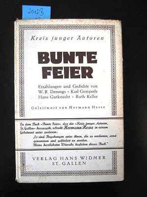 Seller image for Bunte Feier. Erzhlungen u. Gedichte. for sale by Augusta-Antiquariat GbR