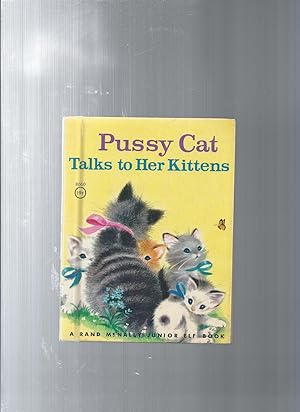 Pussy Cat Talks To Her Kittens