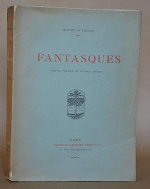 Imagen del vendedor de Fantasques, Petits Pomes De Propos Divers a la venta por Librairie Raimbeau
