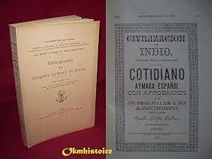 Imagen del vendedor de Bibliographie des langues aymara et kicua. Publi avec le concours du C. N. R. S. et de "The Viking Fund", New York. ----------- Volume 3 (1916 - 1940 ) a la venta por Okmhistoire