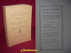 Imagen del vendedor de Bibliographie des langues aymara et kicua. Publi avec le concours du C. N. R. S. et de "The Viking Fund", New York. ----------- Volume 4 ( 1941 - 1955 ) a la venta por Okmhistoire