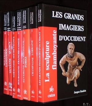 Bild des Verkufers fr LA SCULPTURE FLAMBOYANTE., CHAMPAGNE LORRAINE, AUVERGNE BOURBONNAIS FOREZ, LES GRANDS IMAGIERS D'OCCIDENT ,ROUERGUE LANGUEDOC , NORMANDIE ILE DE FRANCE , BOURGOGNE FRANCHE-COMTE LA SCULPTURE FLAMBOYANTE. 7. LIMOUSIN GUYENNE QUERCY. ,7 volumes compleet zum Verkauf von BOOKSELLER  -  ERIK TONEN  BOOKS