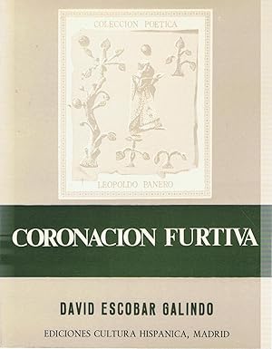 Immagine del venditore per CORONACIN FURTIVA venduto da Librera Torren de Rueda