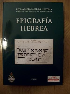 Seller image for EPIGRAFA HEBREA for sale by Itziar Arranz Libros & Dribaslibros