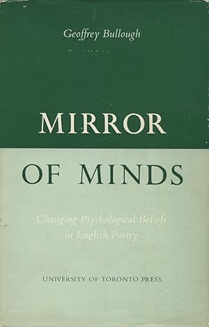 Imagen del vendedor de Mirror Of Minds: Changing Psychological Beliefs In English Poetry a la venta por Kenneth A. Himber