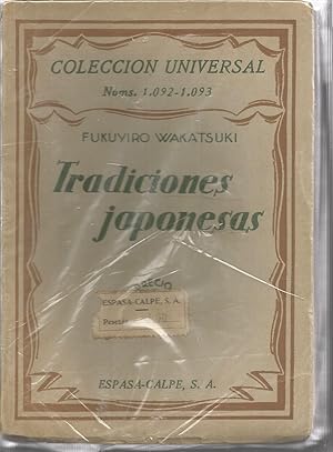 Imagen del vendedor de TRADICIONES JAPONESAS (Coleccin Universal N 1092-1093) a la venta por CALLE 59  Libros