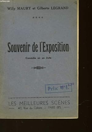 Bild des Verkufers fr SOUVENIR DE L'EXPOSITION zum Verkauf von Le-Livre