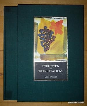 Bild des Verkufers fr Etiketten der Weine Italiens. (Vorwort von Horst Scharfenberg). zum Verkauf von Antiquariat Christian Strobel (VDA/ILAB)