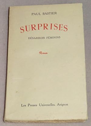 Imagen del vendedor de SURPRISES - Dsarrois fminins - Roman a la venta por LE BOUQUINISTE