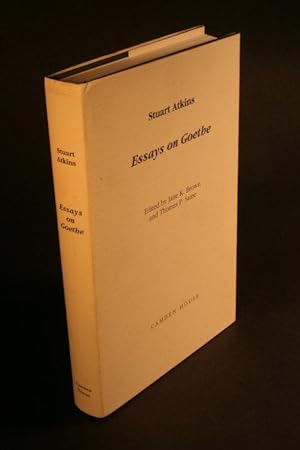 Immagine del venditore per Essays on Goethe. Edited by Jane K. Brown and Thomas P. Saine venduto da Steven Wolfe Books