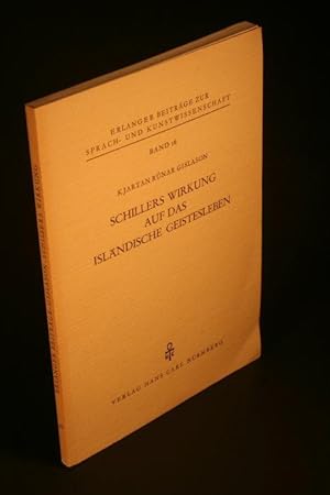 Seller image for Schillers Wirkung auf das islndische Geistesleben. for sale by Steven Wolfe Books