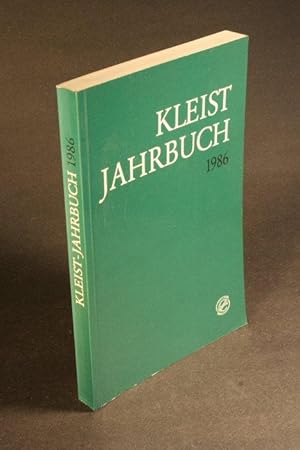 Bild des Verkufers fr Kleist-Jahrbuch, 1986. zum Verkauf von Steven Wolfe Books