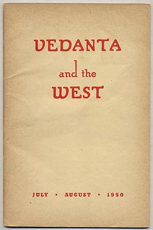 Imagen del vendedor de Vedanta and the West - July-August 1950, Vol. XIII, No. 4 a la venta por Between the Covers-Rare Books, Inc. ABAA