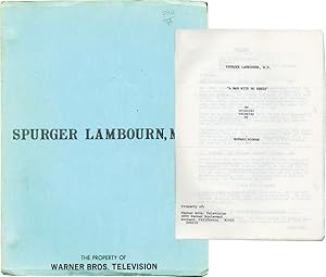 Bild des Verkufers fr Spurger Lambourne, M.D.: "A Man With No Knees" (Original teleplay script for an unproduced television pilot) zum Verkauf von Royal Books, Inc., ABAA