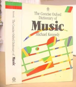 Seller image for The Concise Oxford Dictionary Of Music for sale by Eastleach Books
