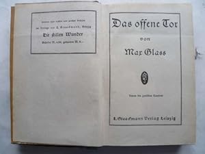 Bild des Verkufers fr Das offene Tor. zum Verkauf von Ostritzer Antiquariat