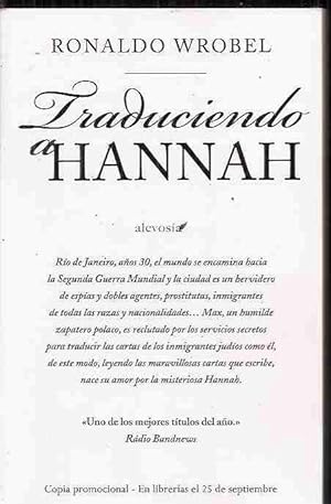 Image du vendeur pour TRADUCIENDO A HANNAH mis en vente par Desvn del Libro / Desvan del Libro, SL