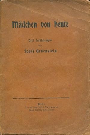 Seller image for Mdchen von heute. Drei Erzhlungen. for sale by Antiquariat am Flughafen