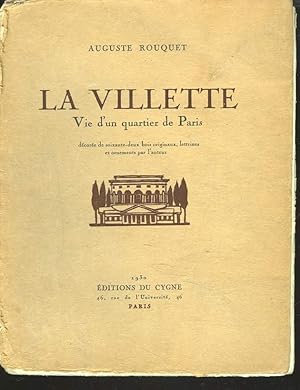 Imagen del vendedor de LA VILLETTE. VIE D'UN QUARTIER DE PARIS a la venta por Le-Livre