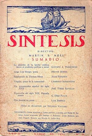 SINTESIS - No. 34 - Año III, marzo de 1930