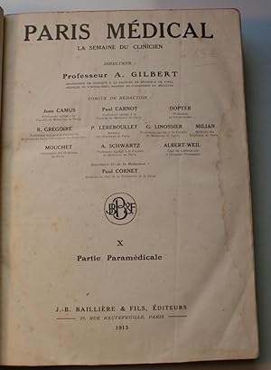 Paris Médical tome X - De décembre 1912 à mai 1913