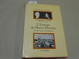 Seller image for L'Europe de Marie-Thrse du baroque aux lumires for sale by librairie le vieux livre