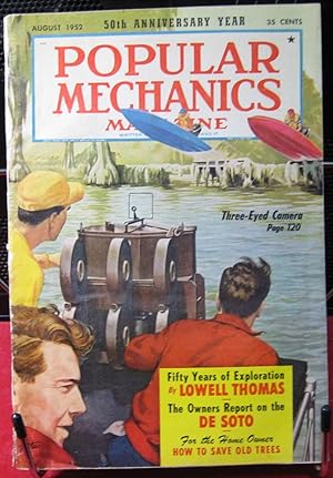 Imagen del vendedor de Popular Mechanics August 1952 a la venta por Phyllis35
