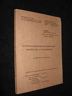 Image du vendeur pour Le Plio-plistocne en Normandie, apports de la palynologie mis en vente par Abraxas-libris