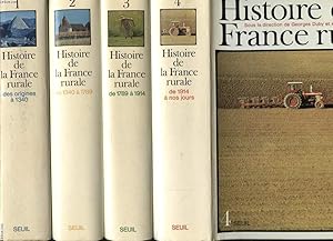 Immagine del venditore per HISTOIRE DE LA FRANCE RURALE EN 4 TOMES DES ORIGINES A 1340  NOS JOURS venduto da Le-Livre
