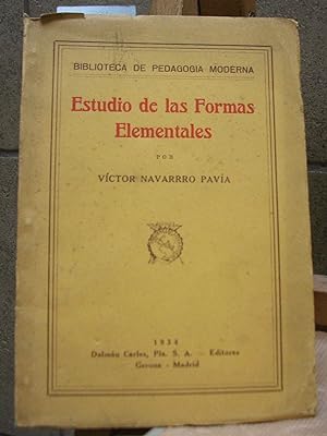 ESTUDIO DE LAS FORMAS ELEMENTALES (Sugerencias para una norma didáctica)