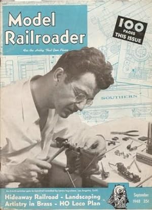 Bild des Verkufers fr Model Railroader (September, 1948; Vol. 15, No. 9) zum Verkauf von Works on Paper