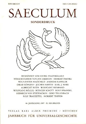 Bild des Verkufers fr Saeculum, Sonderdruck. 48. Jahrgang 1997, II. Halbband. Jahrbuch fr Universalgeschichte. zum Verkauf von Fundus-Online GbR Borkert Schwarz Zerfa