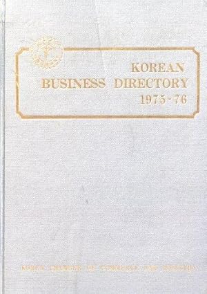 Imagen del vendedor de Christoph Buchel. Korean Business Directory 1975-76 a la venta por A&M Bookstore / artecontemporanea