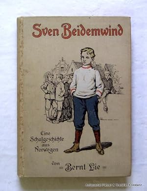 Image du vendeur pour Sven Beidemwind. Eine Schulgeschichte aus Norwegen. 2. Auflage. Stuttgart, Levy & Mller, ca. 1910. Mit Illustrationen von C. Schmauk. 2 Bl., 136 S., 2 Bl. Illustrierter Or.-Lwd.; etw. stockfleckig. mis en vente par Jrgen Patzer