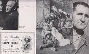 Bild des Verkufers fr Ein Sommernachtstraum" ; "Die Dreigroschenoper". Programmheft des Schlopark Theaters Berlin, Spielzeit 1958 Heft 74 und Spielzeit 1967/68. Konvolut aus 2 Heften und einer Beigabe. zum Verkauf von Antiquariat Carl Wegner