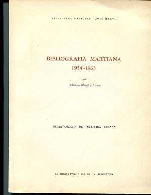 Seller image for BIBLIOGRAFIA MARTIANA, 1954-1963 for sale by Orca Knowledge Systems, Inc.