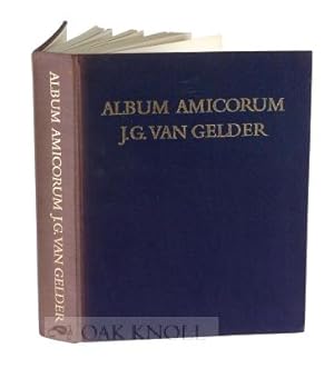 Seller image for ALBUM AMICORUM J.G. VAN GELDER for sale by Oak Knoll Books, ABAA, ILAB