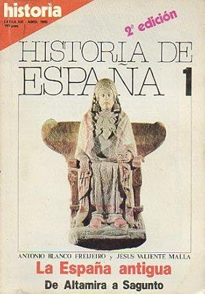 Seller image for HISTORIA DE ESPAA. 1. LA ESPAA ANTIGUA. DE ALTAMIRA A SAGUNTO. for sale by angeles sancha libros