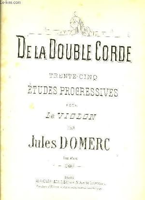 Seller image for DE LA DOUBLE CORDE for sale by Le-Livre