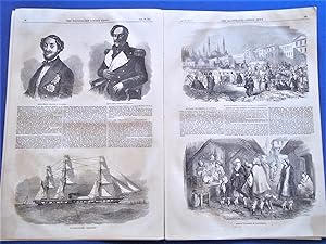 Seller image for The Illustrated London News (Single Complete Issue: Vol. XXIV No. 665, January 28, 1854) With Lead Article "The Meeting of Parliament" for sale by Bloomsbury Books
