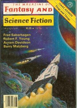 Seller image for The Magazine of FANTASY AND SCIENCE FICTION (F&SF): August, Aug. 1978 for sale by Books from the Crypt