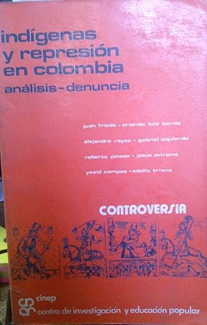 Imagen del vendedor de Indgenas y represin en Colombia. Anlisis - denuncia a la venta por Librera Monte Sarmiento