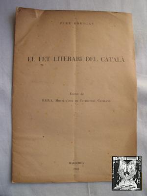 EL FET LITERARI DEL CATALÀ