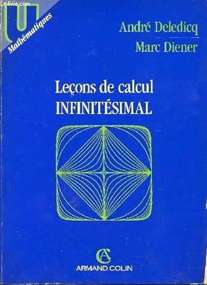 Seller image for LECONS DE CLACUL INFINITESIMAL - MATHEMATIQUES. for sale by Le-Livre