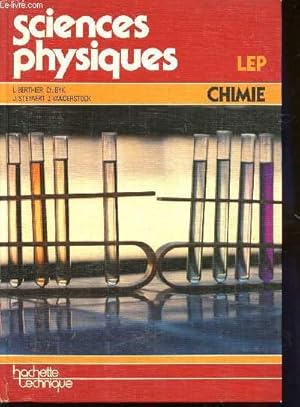 Imagen del vendedor de SCIENCES PHYSIQUES - LEP CHIMIE. a la venta por Le-Livre