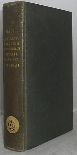 Enumeratio Plantarum Phanerogamicarum Imperii Austriaci Universi ; Nachtrage Zu Maly's Enumeratio...