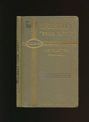 Imagen del vendedor de Wolseley 'Four Fifty' Instruction Manual [Sixth Edition] No. 2016 a la venta por Little Stour Books PBFA Member