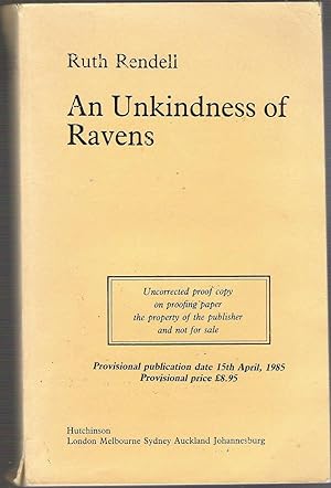 Immagine del venditore per An Unkindness of Ravens venduto da Raymond Tait