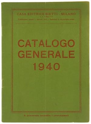 CATALOGO GENERALE BIETTI 1940.: